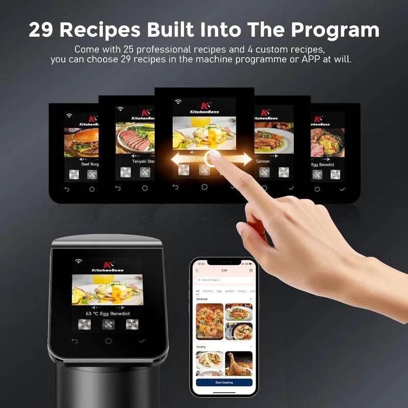 WiFi Sous Vide Cooker for Precision Cooking