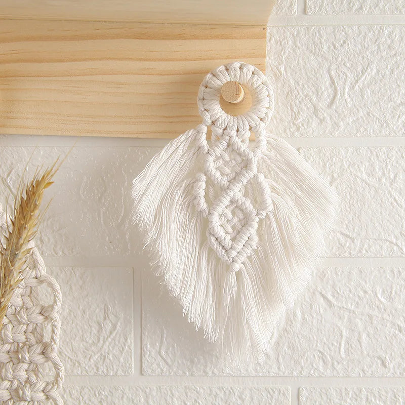 Boho Macrame Cotton Rope Wall Hanging