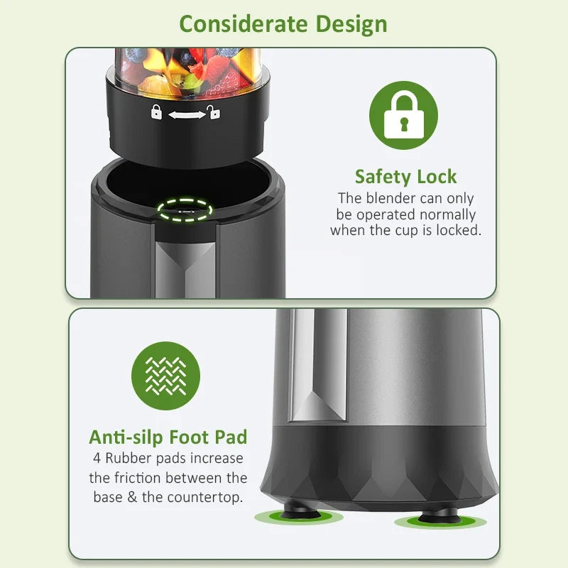 1300 W Compact Smoothie Blender