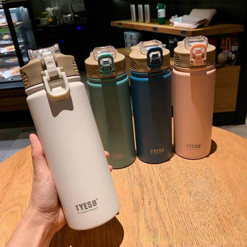Thermos Bottle with Straw Vacuum Flask