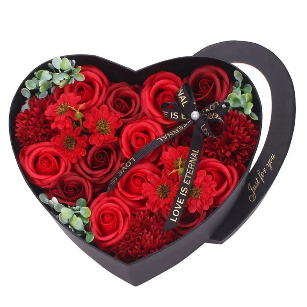 13Pcs Heart Shape Rose Gift Box