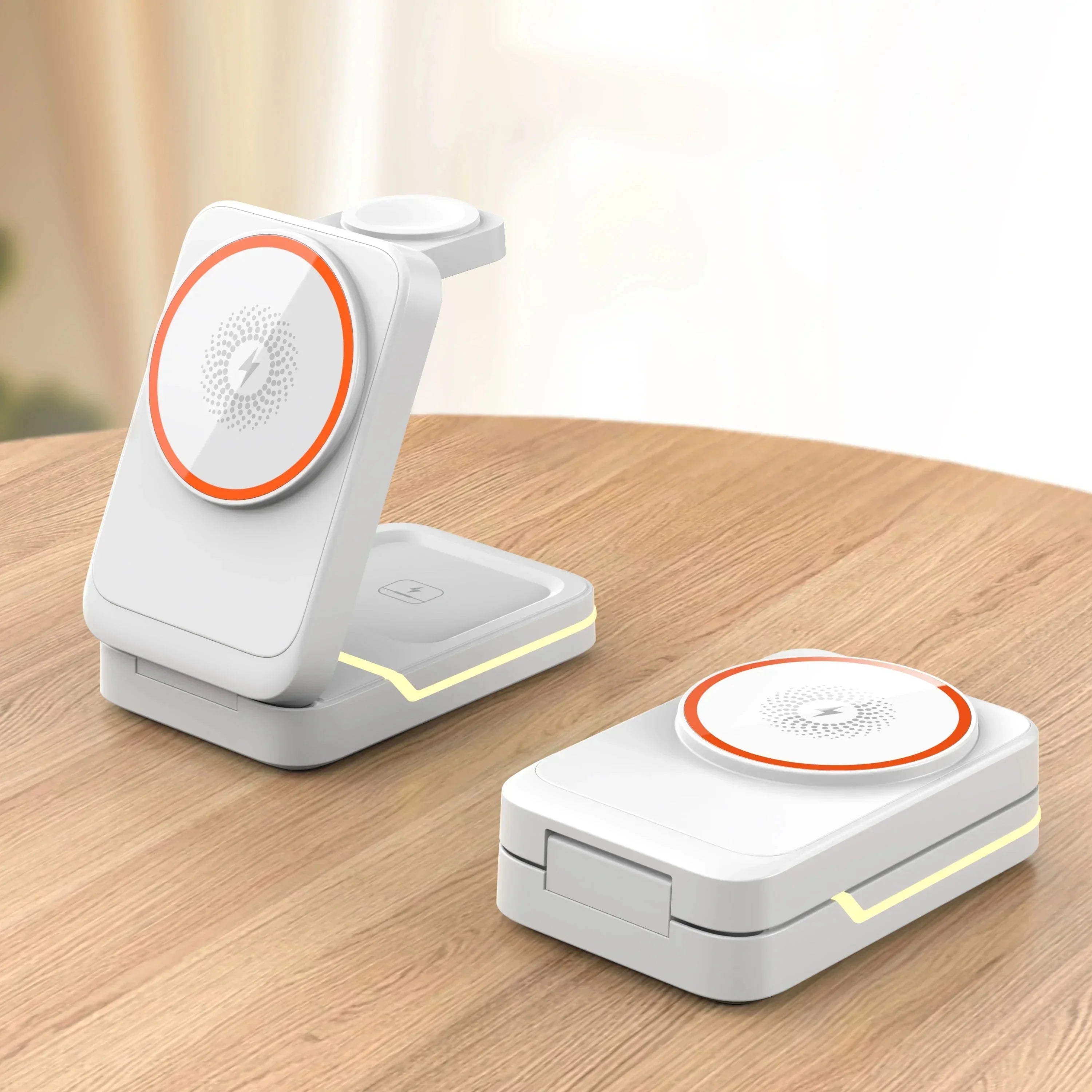 ⚡ 3-in-1 Magnetic Foldable Wireless Charger – MagSafe Travel Charging Stand