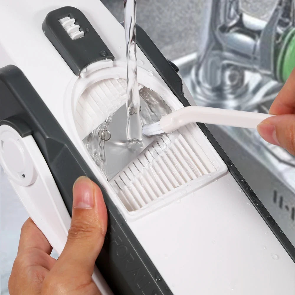 Manual Slicer Multifunction Adjustable Mandoline – Vegetable, Fruit, Potato Chopper Cutter