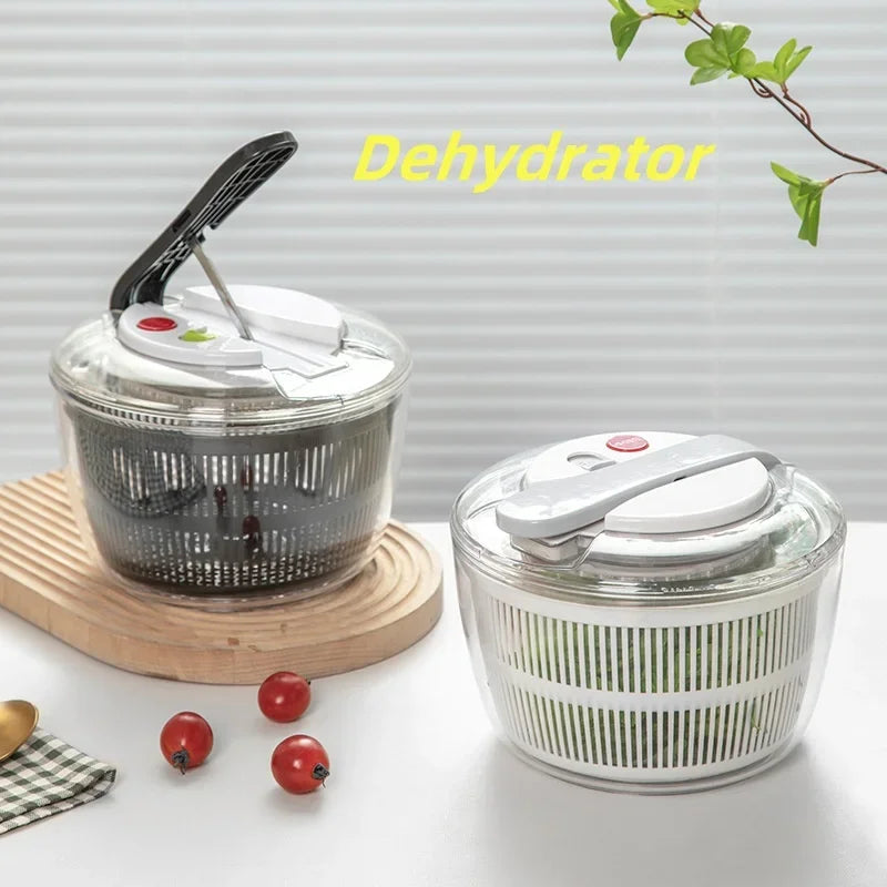 🥬 3L Vegetable Salad Spinner – Spin, Wash & Mix in One Tool
