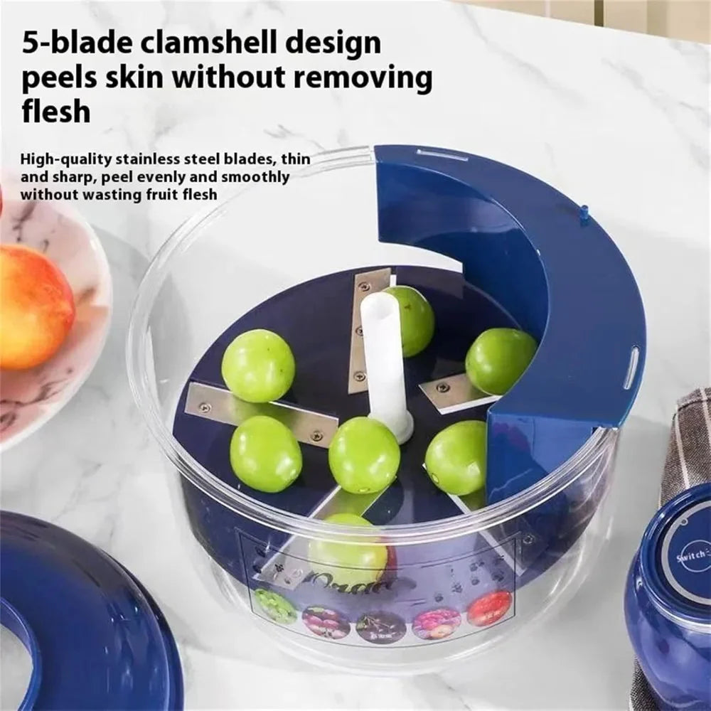 🍎 Rechargeable Electric Fruit Peeler – Vegetable & Small Fruit Peeling Tool