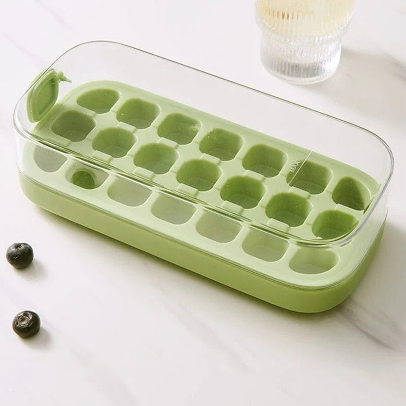 21-Grid Silicone Ice Cube Tray