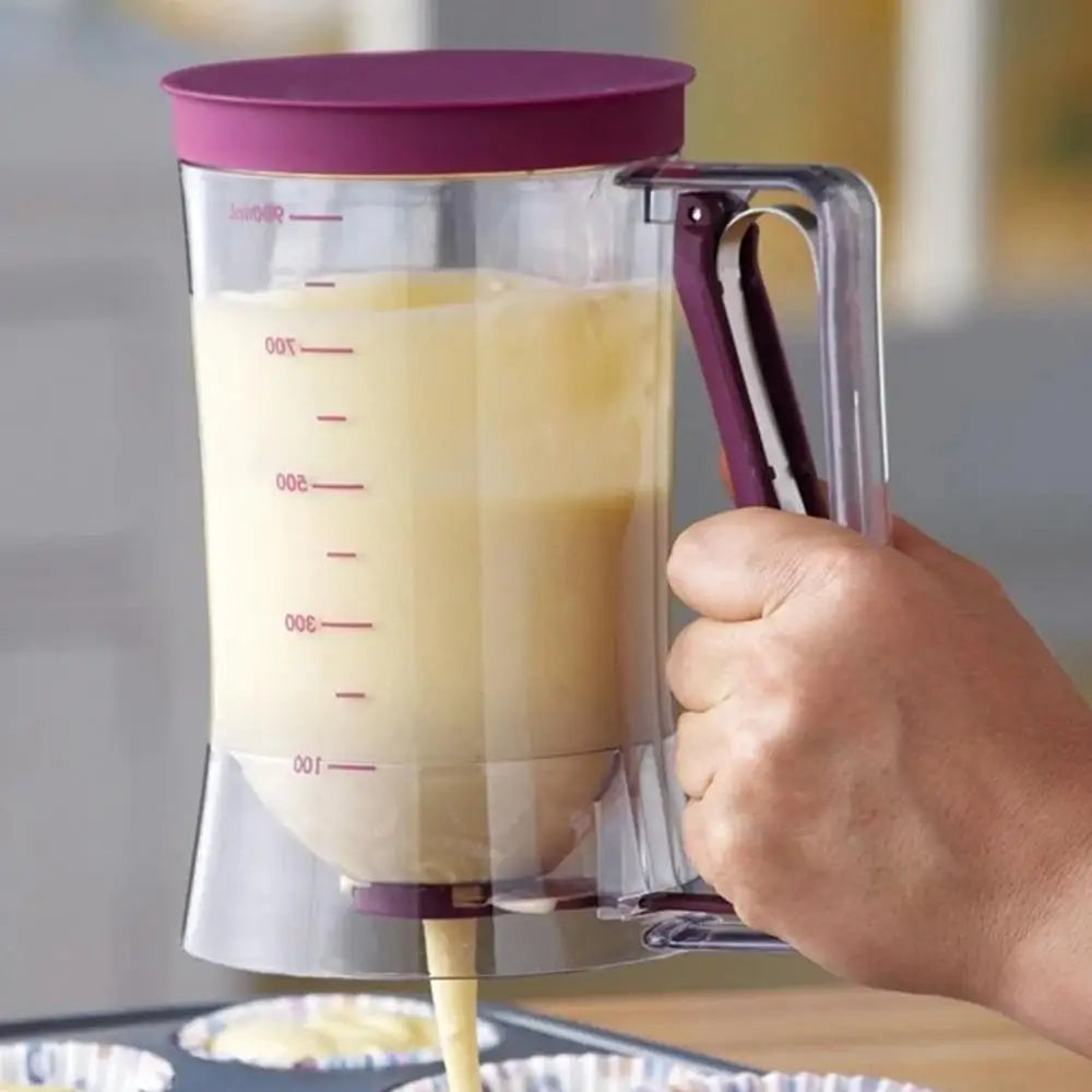 Hand-Held Batter Dispenser Pancake Batter Dispenser Batter Separator Bakeware For Cupcakes Waffles Pancakes Baking Supplies