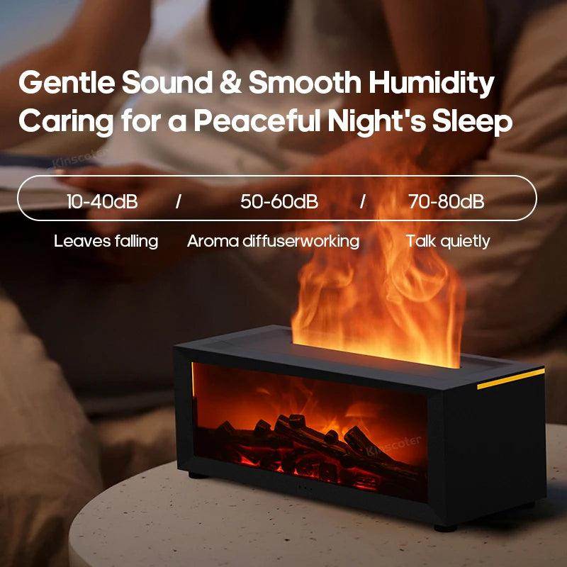 Fireplace Flame effect aroma diffuser