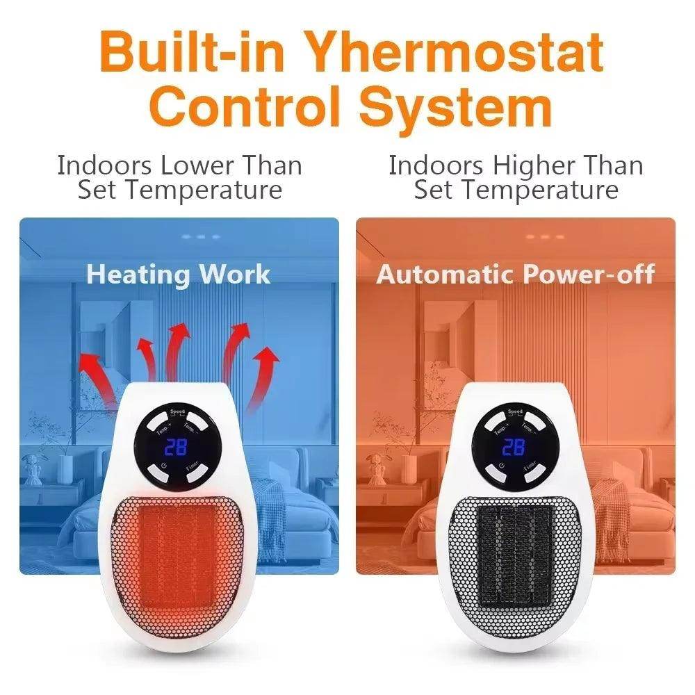 Wall-Mounted Mini Electric Heater