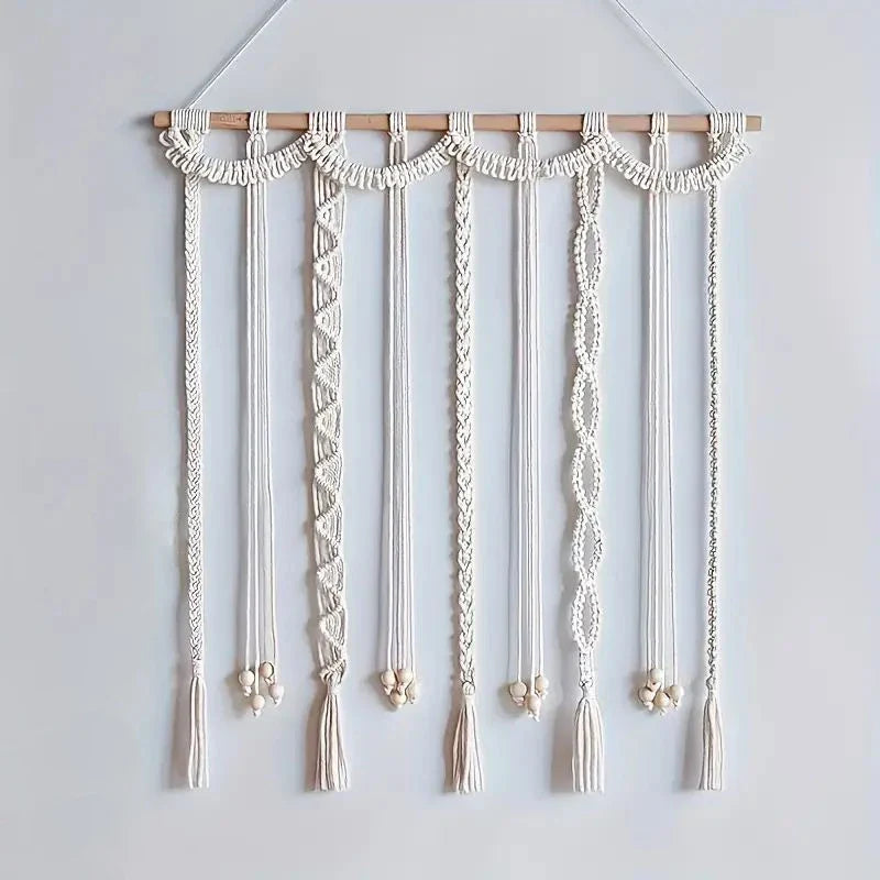 Boho Macrame Photo Display Wall Hanging