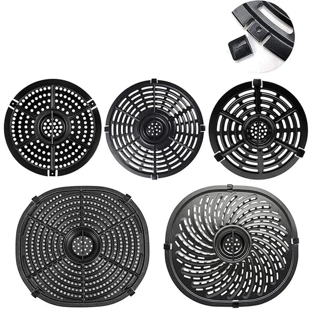 10Pcs Silicone Air Fryer Rubber Bumpers – Heat-Resistant Protective Feet Covers for Grill Pan, Basket & Kitchen Accessories