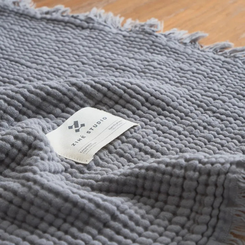 Cotton Gauze Throw Blanket