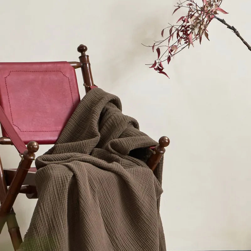 Cotton Gauze Throw Blanket