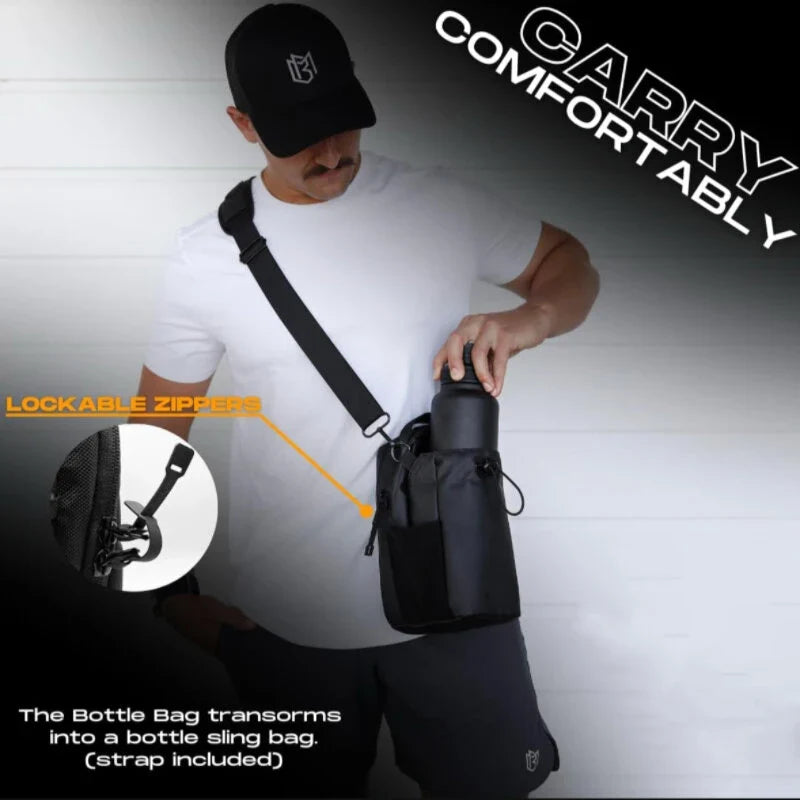 Magnetic Water Bottle Pouch – Cup Holder with Strong Magnet