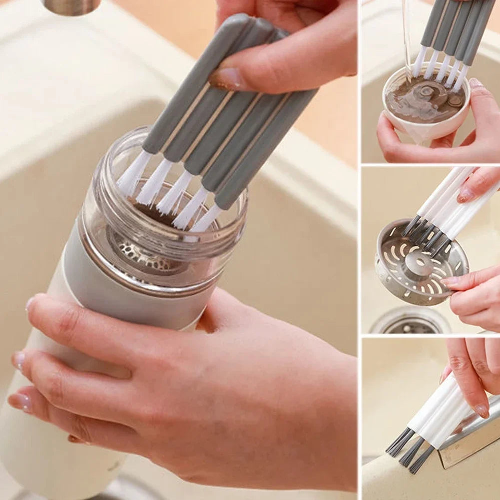 3-in-1 Cup Lid Cleaning Brush