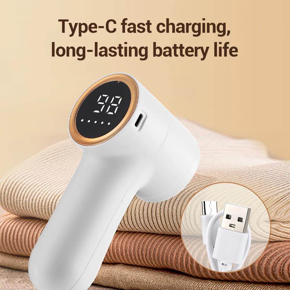 Rechargeable fuzz remover for clothes
