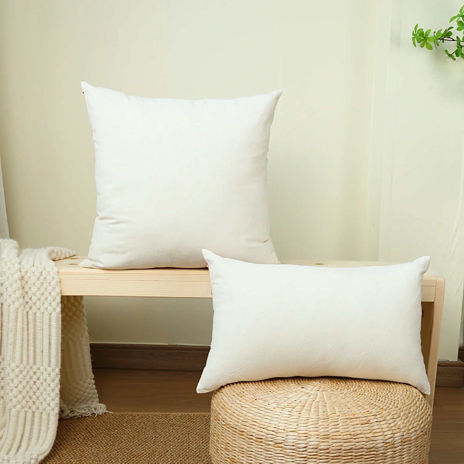 Luxury European-Style Embroidered Cushion Cover