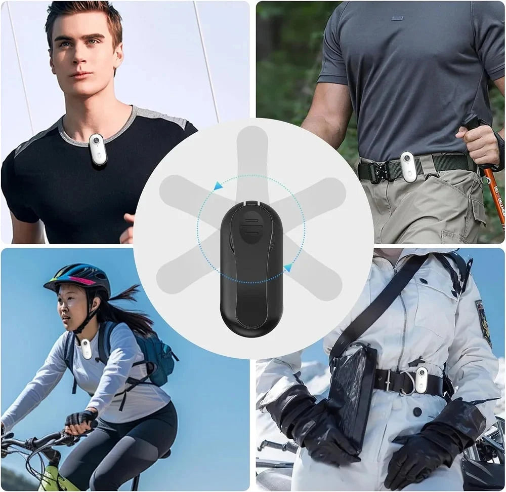 🐾 4K HD Mini Pet Collar Camera – Portable Dog & Cat Neck Camera