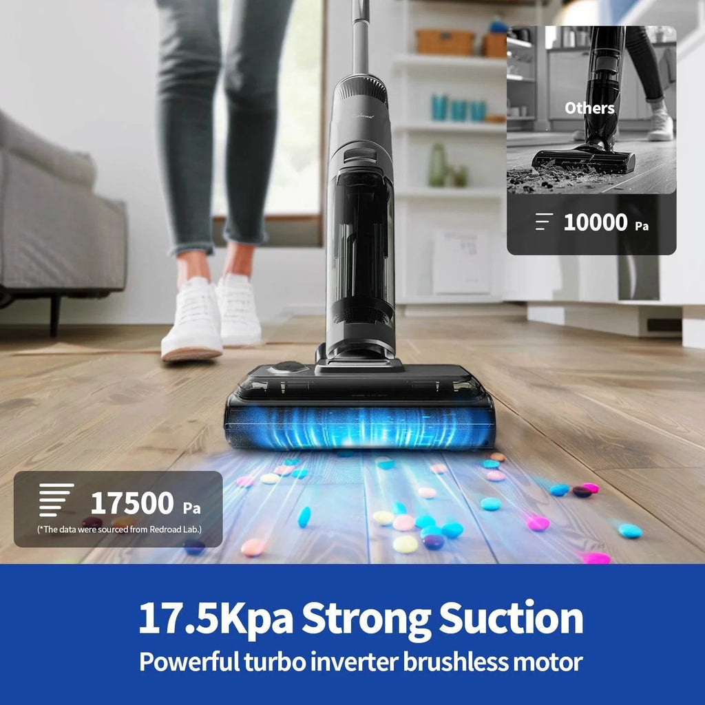 🌀 Smart Cordless Stick Vacuum Cleaner – 27,000Pa with LCD
