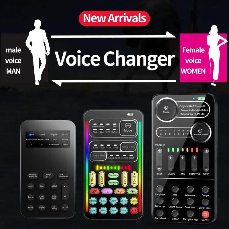 Voice transformer Portable Voice Changing Modulator Voice Changer