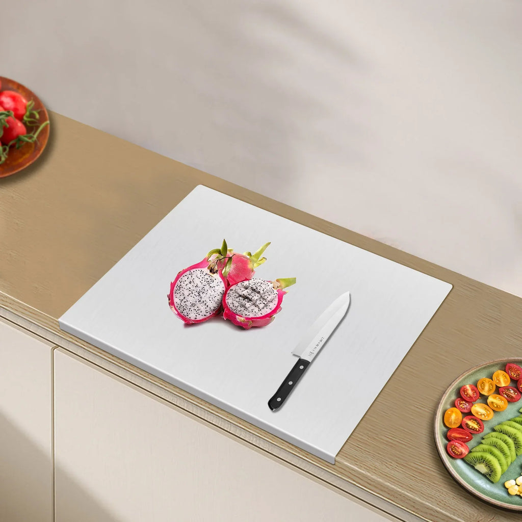 Extra Large Stainless Steel Chopping Boards, Heavy Chopping Board for Kitchen, Pastry Tips for Meat, Vegetables