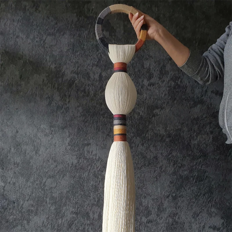 Macrame Ball Wall Hanging – Boho Handwoven Sculpture
