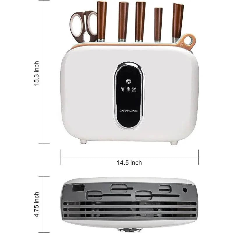 Smart Cutting Board Set with Knife Holder