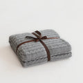 100% Cotton Cable Knit Throw Blanket – Soft & Breathable Boho Home Decor