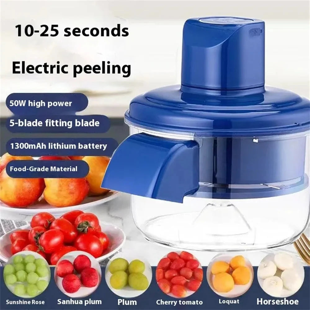 🍎 Rechargeable Electric Fruit Peeler – Vegetable & Small Fruit Peeling Tool
