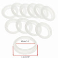 Silicone Sealing O-Rings Gaskets for Vacuum Bottle, Cover Stopper, Thermal Cup Lid, Resistance O Ring Seals, 4 cm, 5cm, 10Pcs
