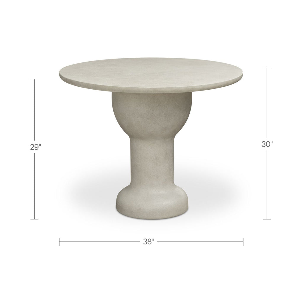 Moe's Home Magnolia Outdoor Cafe Table Cream