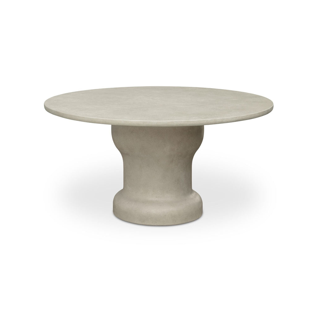 Moe's Home Magnolia Outdoor Dining Table Cream