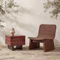 Moe's Home Farren Outdoor Side Table Brown