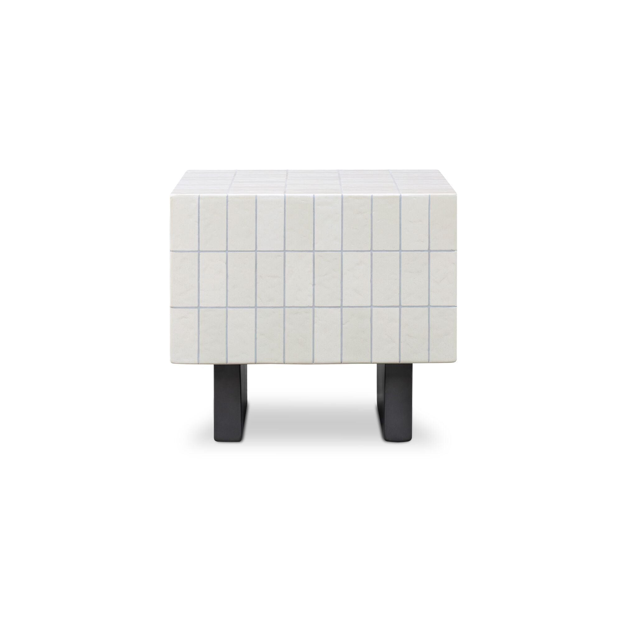 Moe's Home Farren Outdoor Side Table Cream