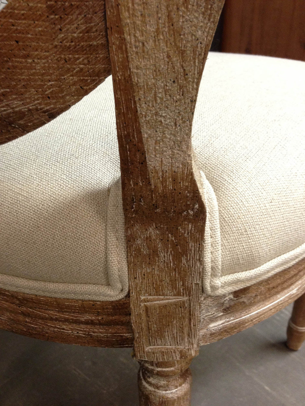 LH Home Napoleon Dining Chair with Cane Back (Set of 2)