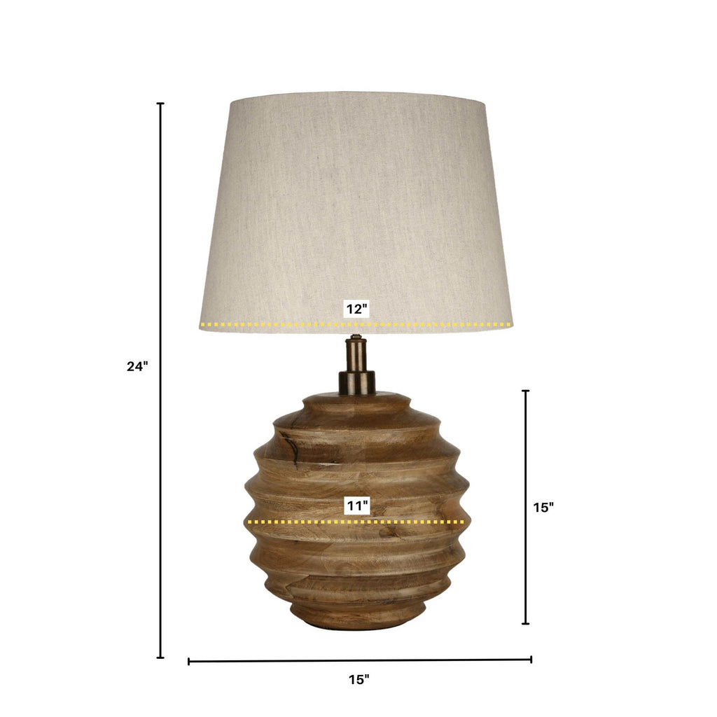 LH Home Skye Natural Lamp