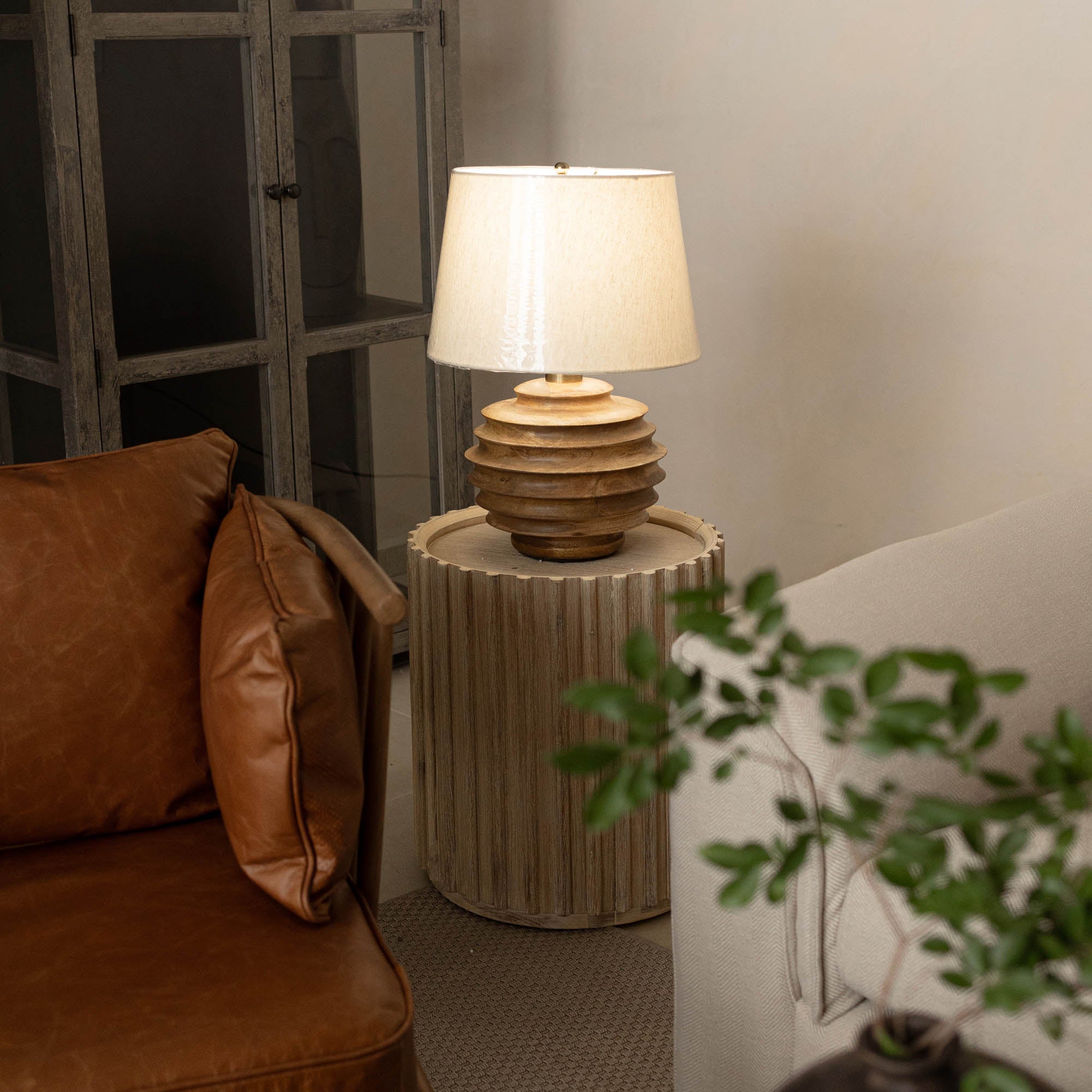 LH Home Skye Natural Lamp