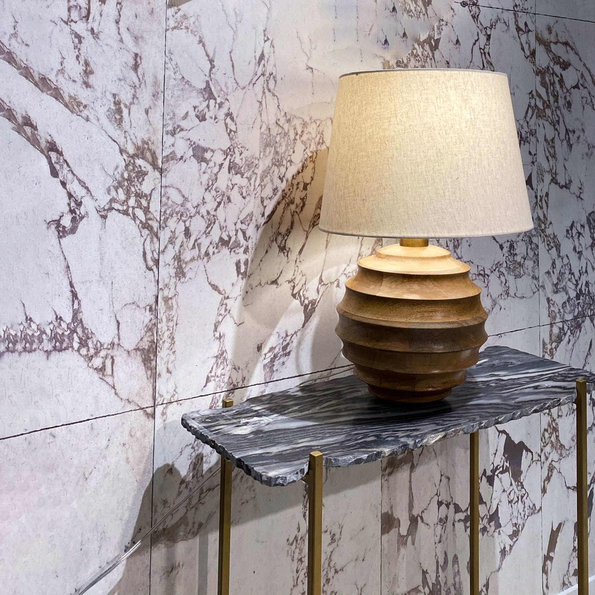 LH Home Skye Natural Lamp
