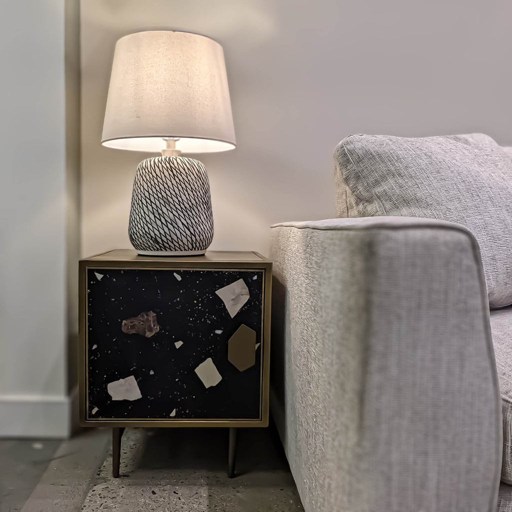 LH Home Skye Swirl Lamp