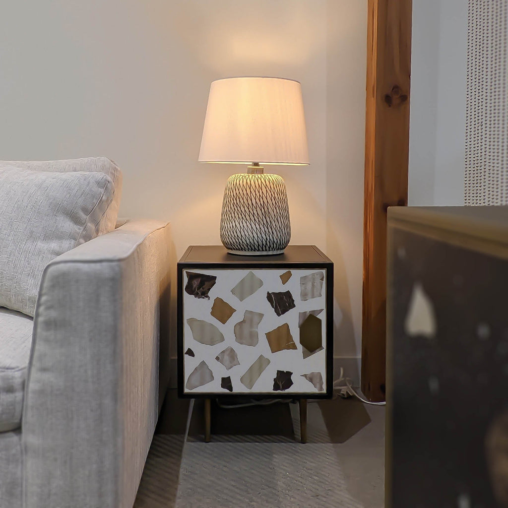 LH Home Skye Swirl Lamp