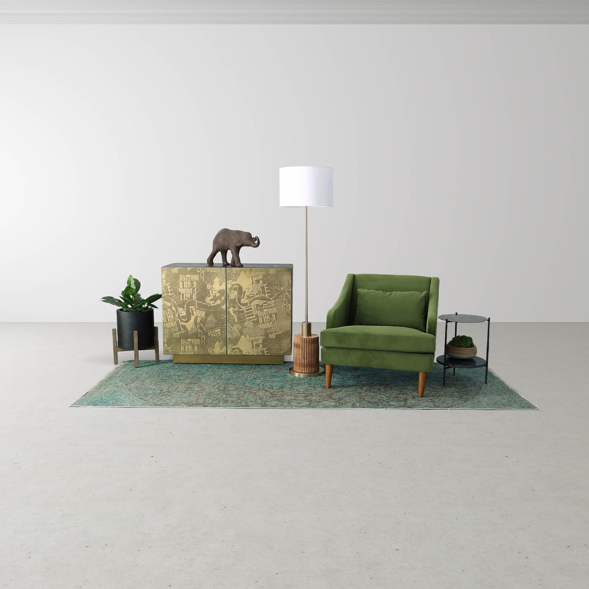LH Home Skye Contemporary Standing Lamp