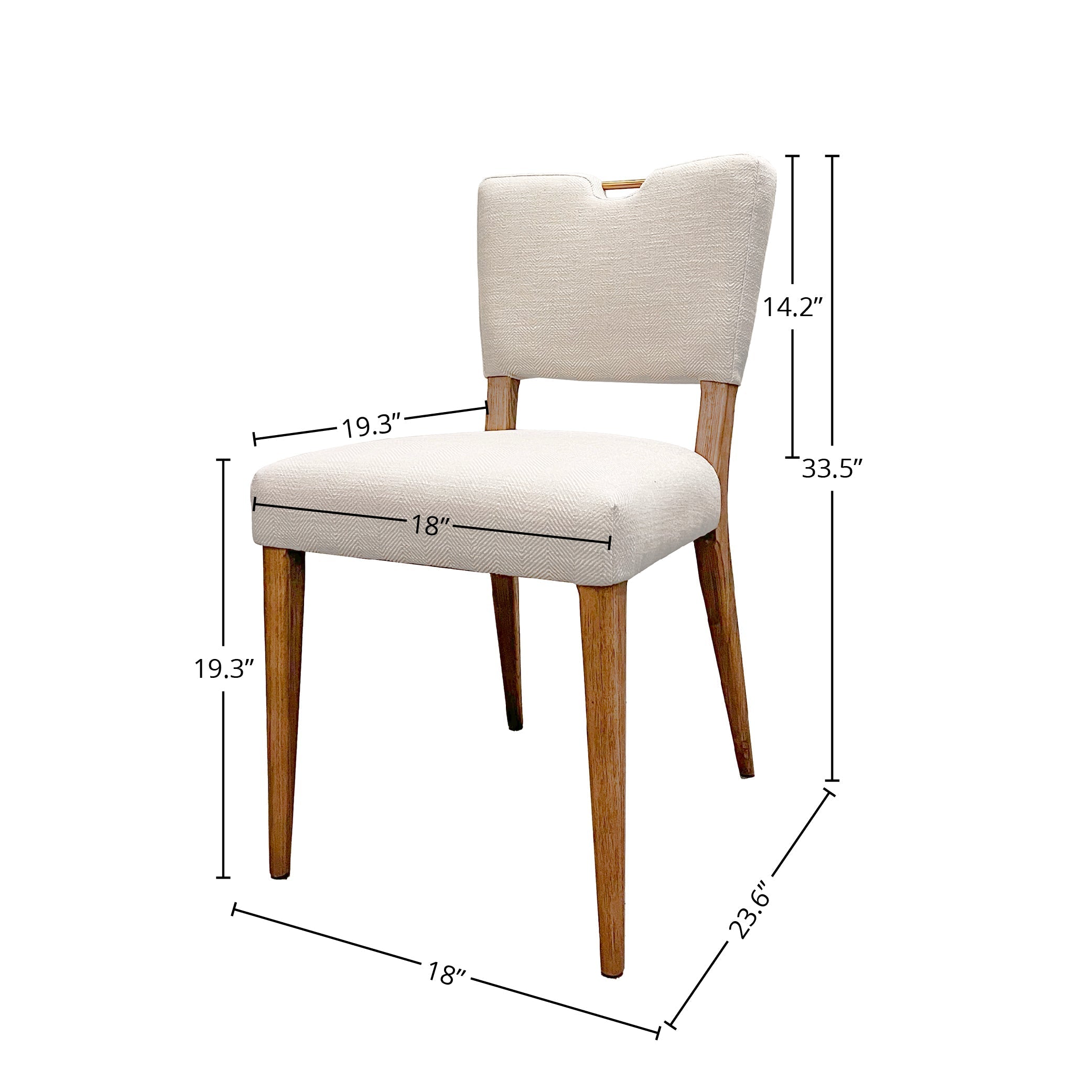LH Home Luella Dining Chair (Set of 2)
