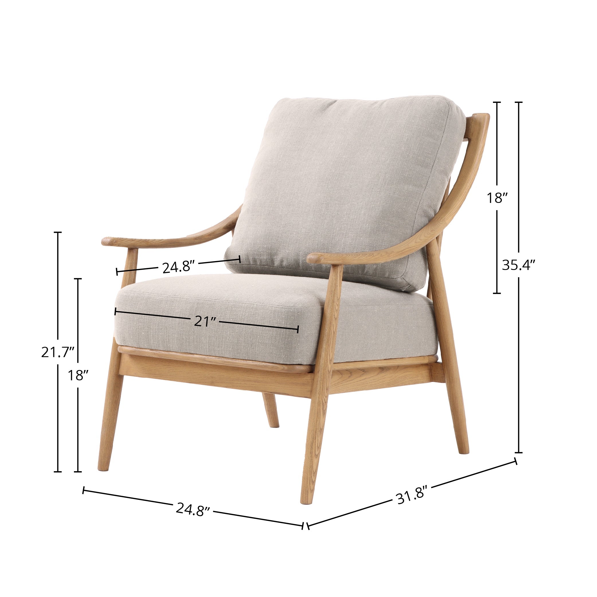 LH Home Kinsley Club Chair