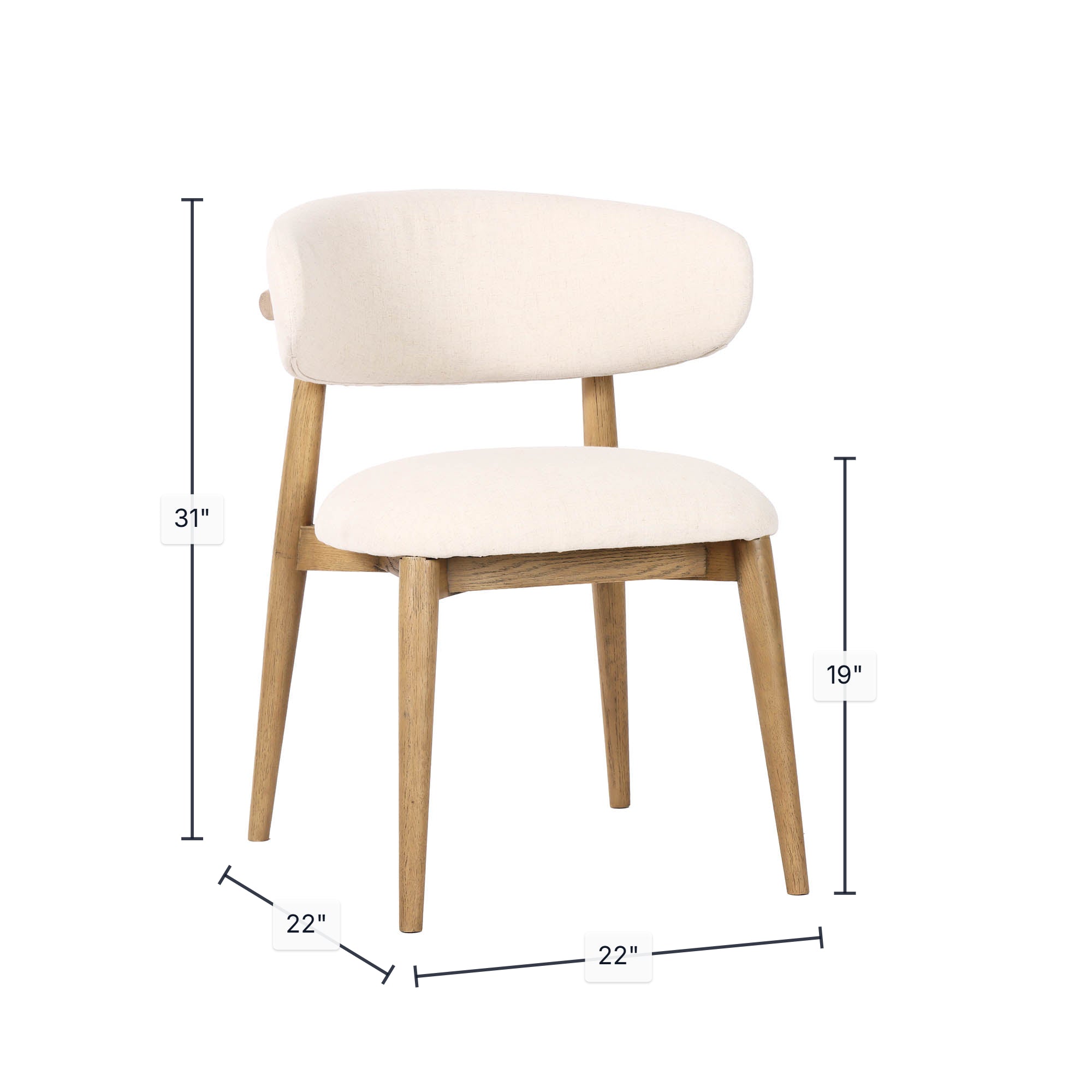 LH Home Milo Dining Chair