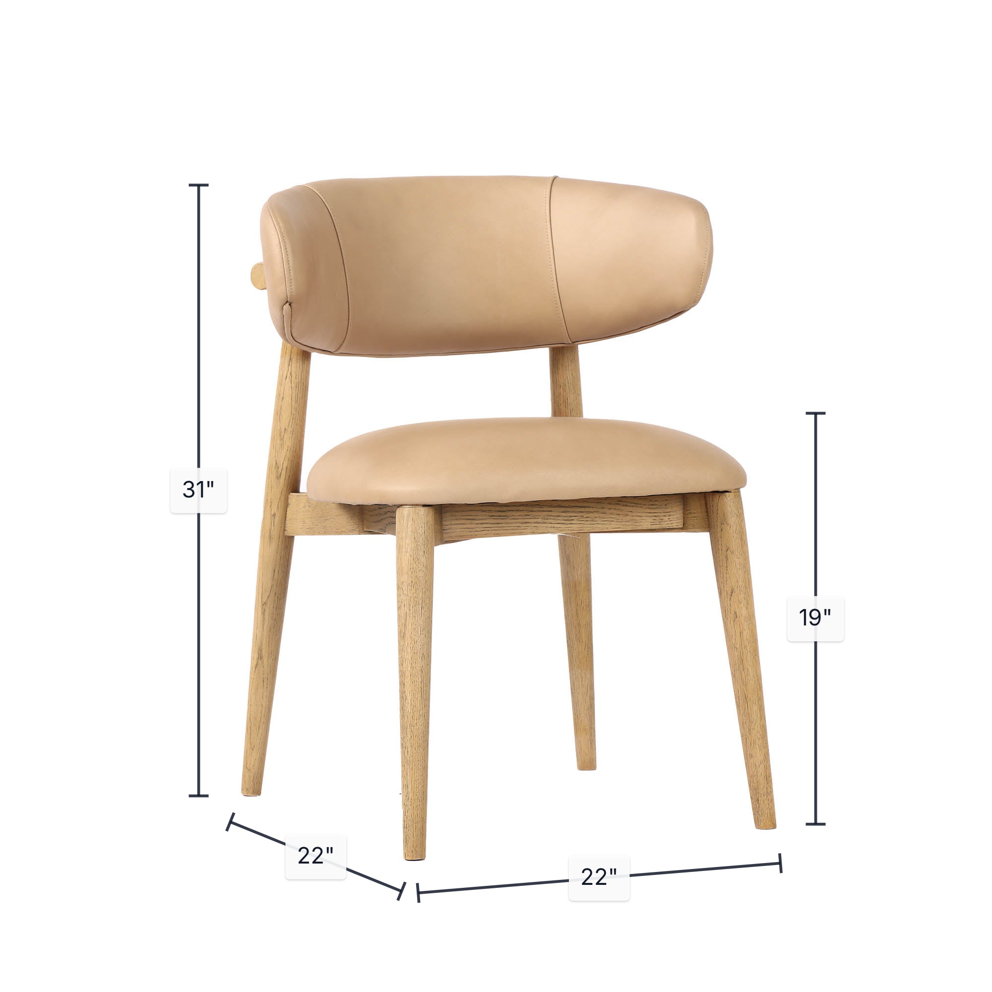 LH Home Milo Dining Chair