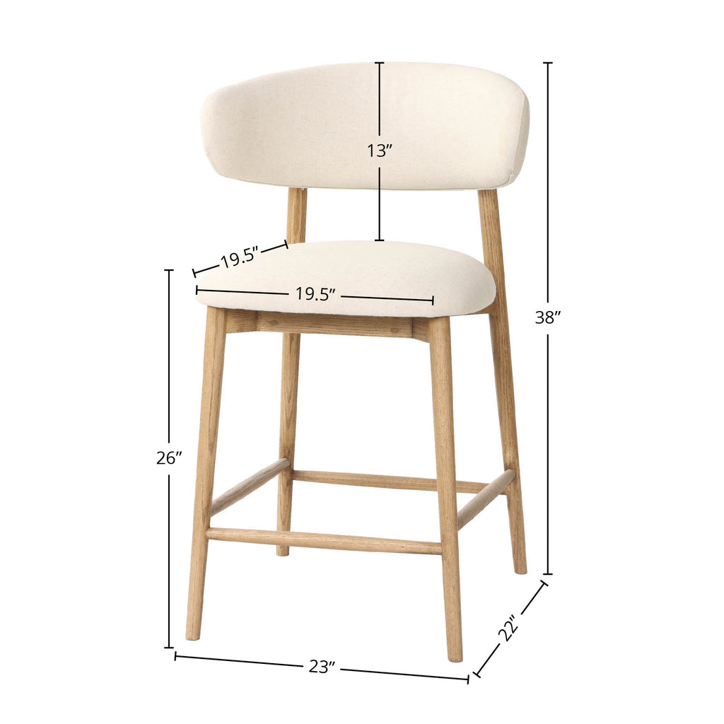 LH Home Milo Counter Stool