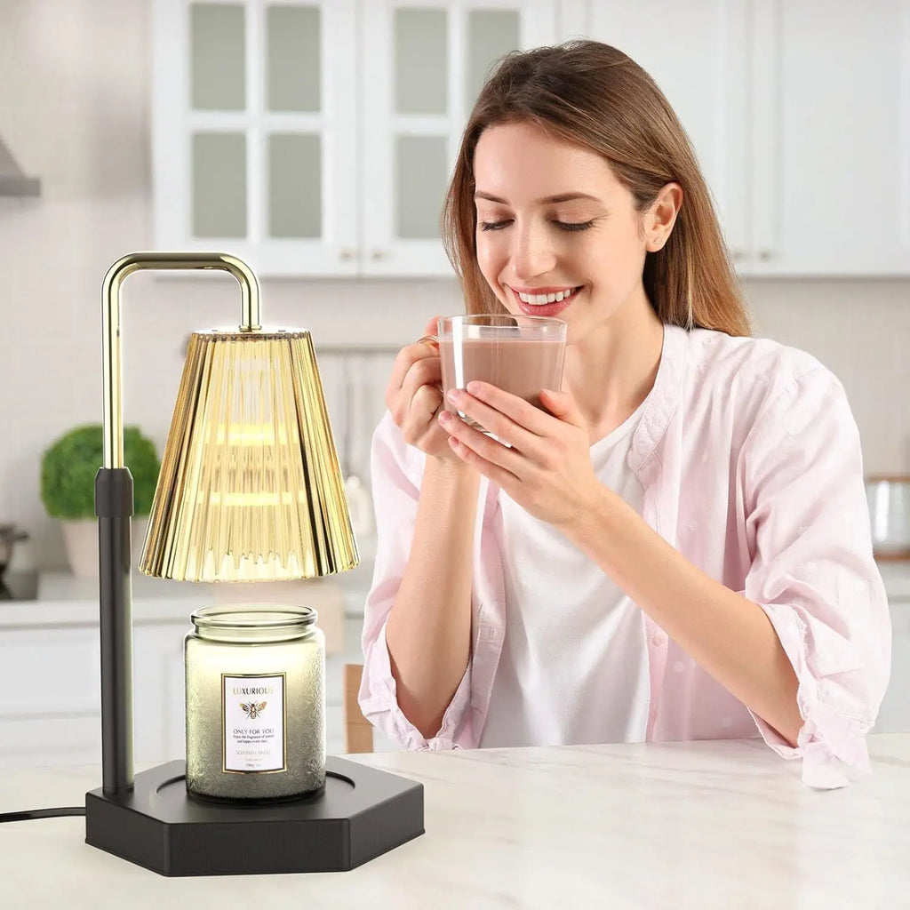 🕯 Candle Warmer Lamp – Adjustable Electric Wax Melter