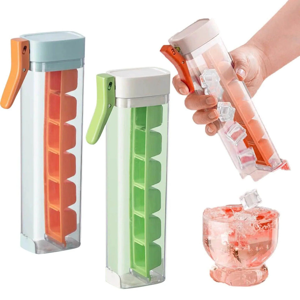 Ice Cubes Tray One Handed Deicing