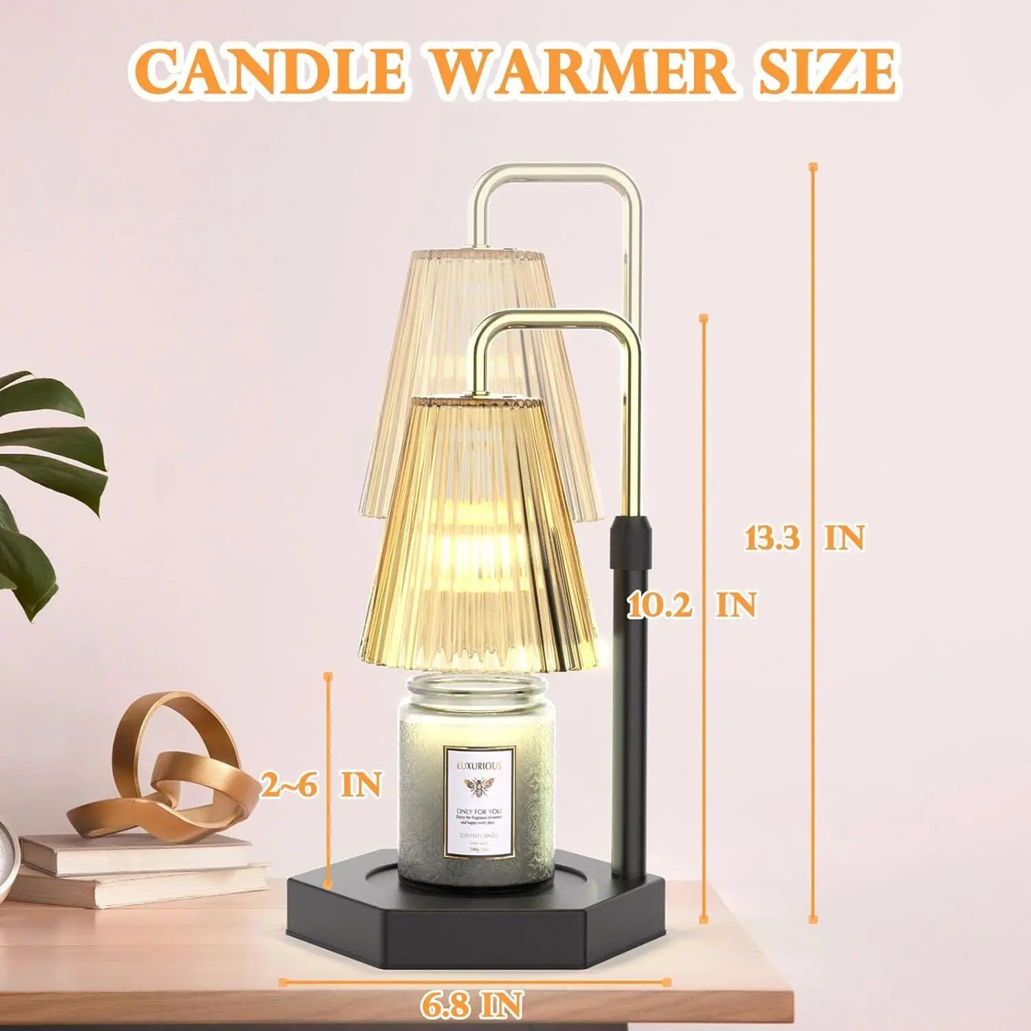 🕯 Candle Warmer Lamp – Adjustable Electric Wax Melter
