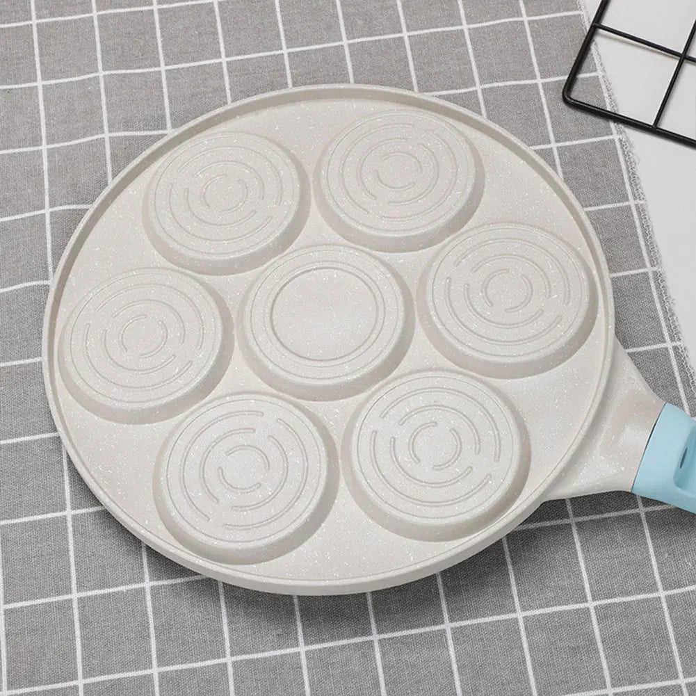 7/4 Cups Pancake Pan Egg Omelet Crepe Frying Pan Non-stick Griddle Pancake Maker Mini Pancakes Maker for Kids Breakfast